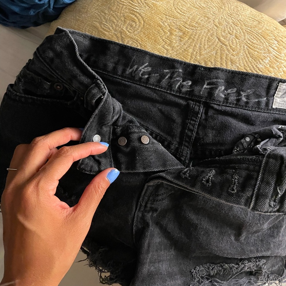 Free People Black Shorts